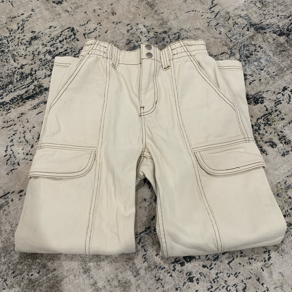 PacSun Beige Cargo Pants - Picture 2 of 4